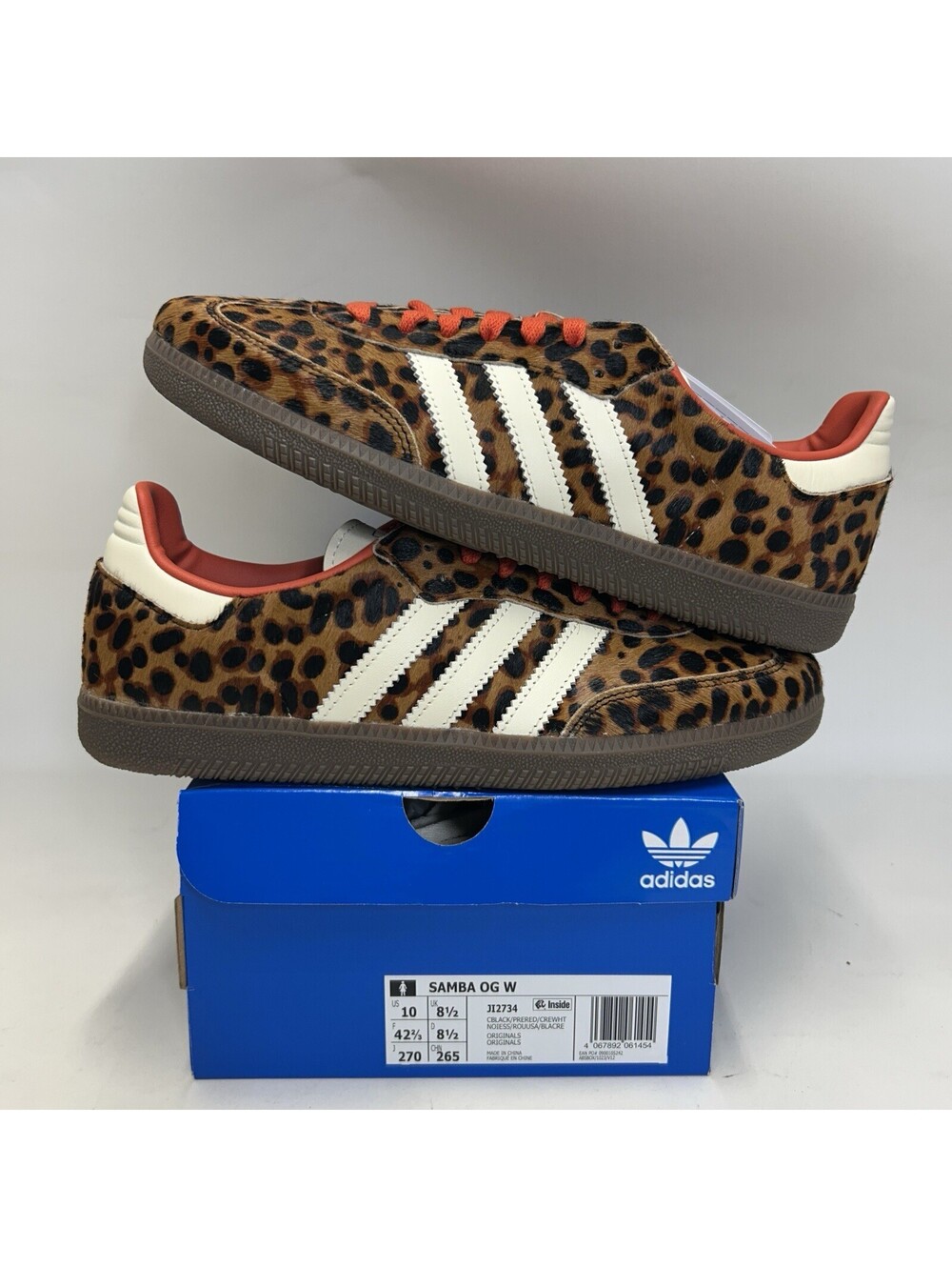 adidas Samba OG WMNS Leopard - “Preloved Red” JI2734